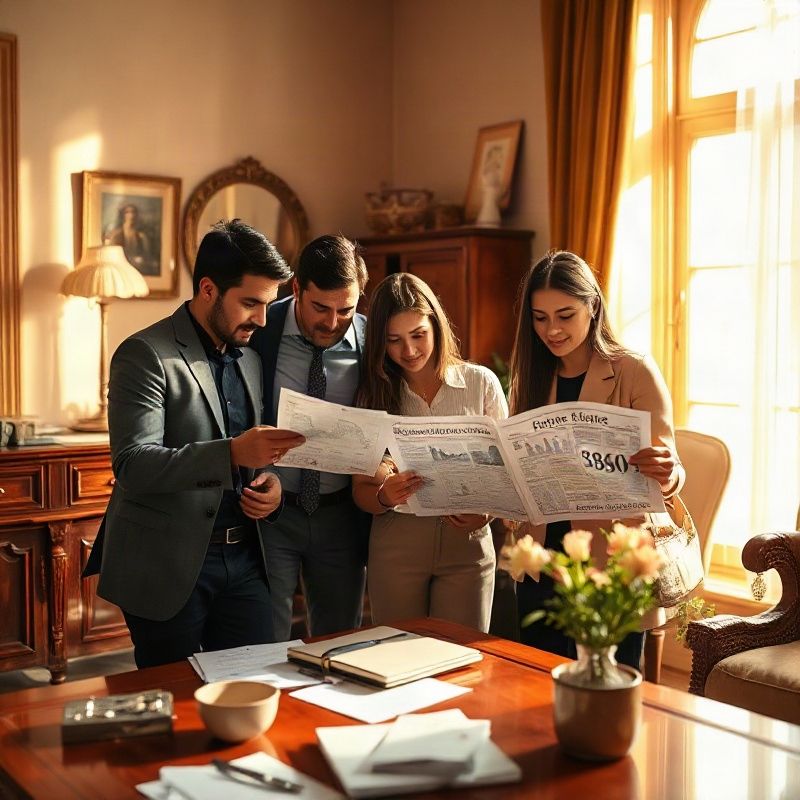 Equipo de redacción de Urbanacourier revisando datos económicos en su oficina de Mercedes